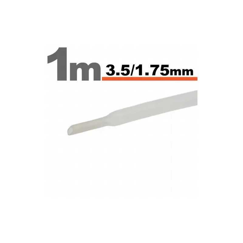 Tub termocontractant transparent 3.5 /1.75 mm 1m lungime