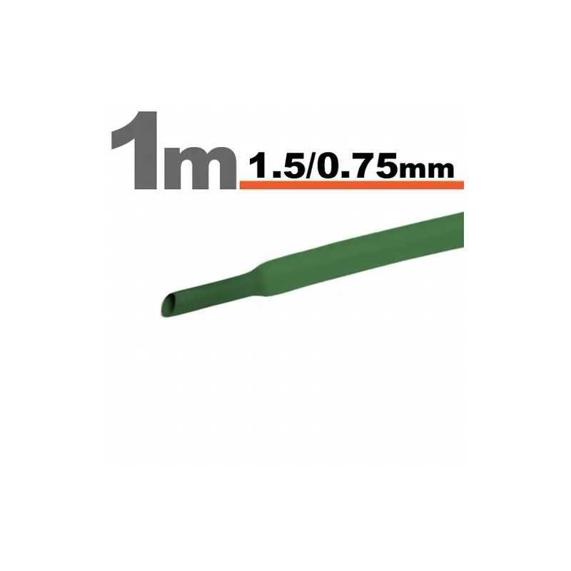 Tub termocontractant verde 1.5 /0.75 mm 1m lungime