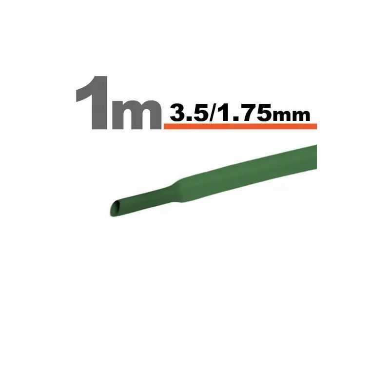 Tub termocontractant verde 3 /1.5 mm 1m lungime