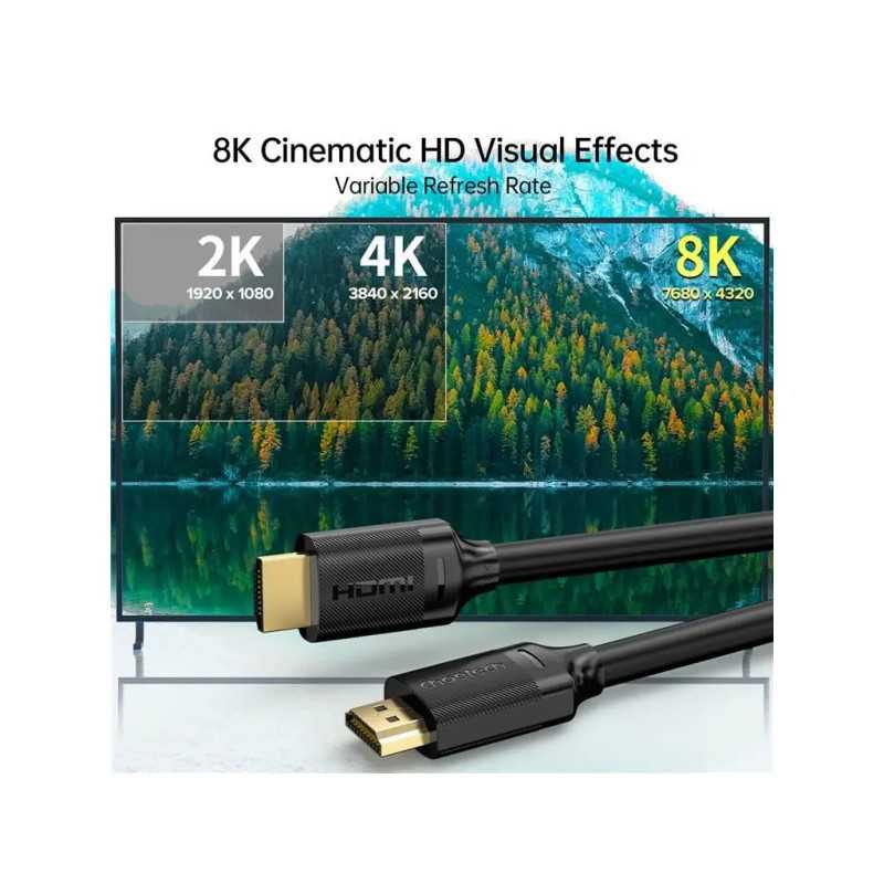 Cablu Hdmi Hdmi Choetech Xhh Tp20 2m 8k60hz 4k144hz 2k165hz