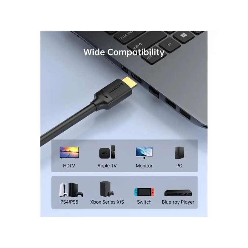 Cablu Hdmi Hdmi Choetech Xhh Tp20 2m 8k60hz 4k144hz 2k165hz