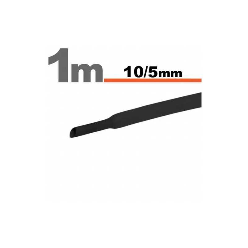 Tub termocontractibil negru 10mm/ 5mm 1m 11023F-1