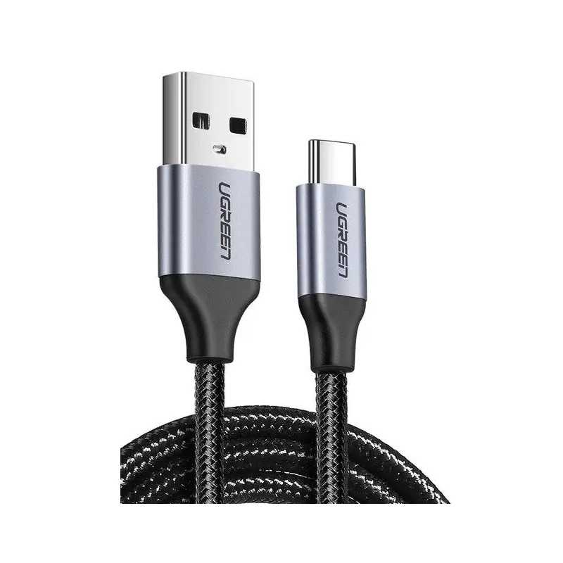 Cablu alimentare /date Ugreen US288 Fast Charging USB 2.0 la USB Type-C 5V /3A 0.25m negru 60124