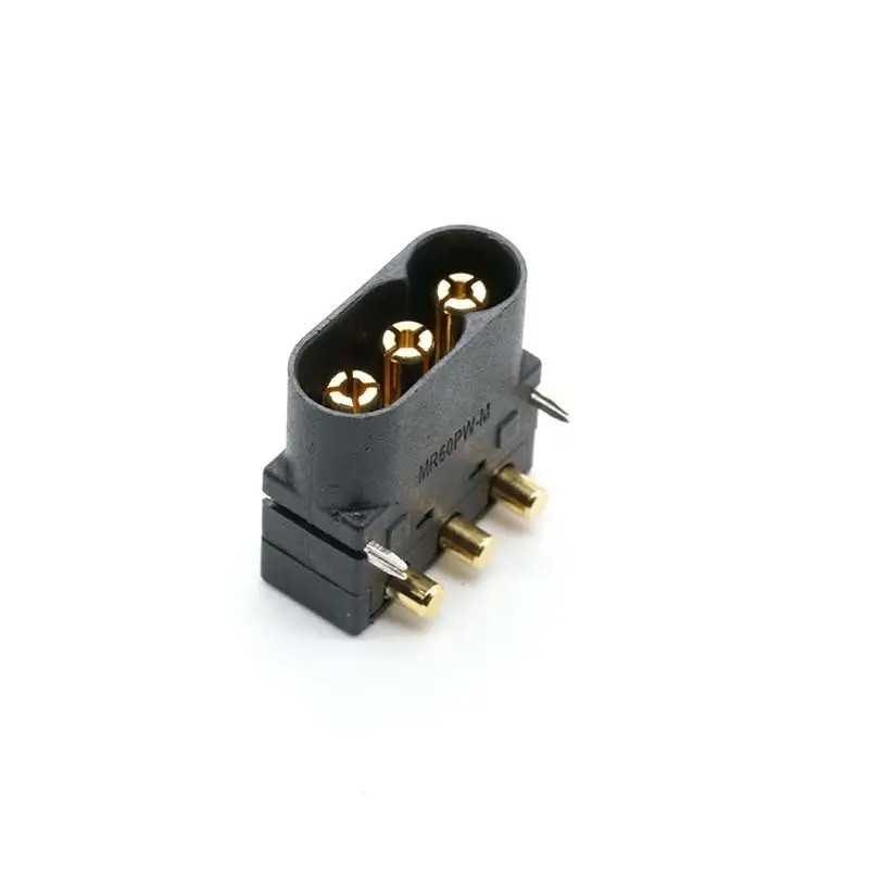 Conector Alimentare Dc Soclu Tata Mr60 3 Pini 35a 600v Tht Amass Mr60pw M