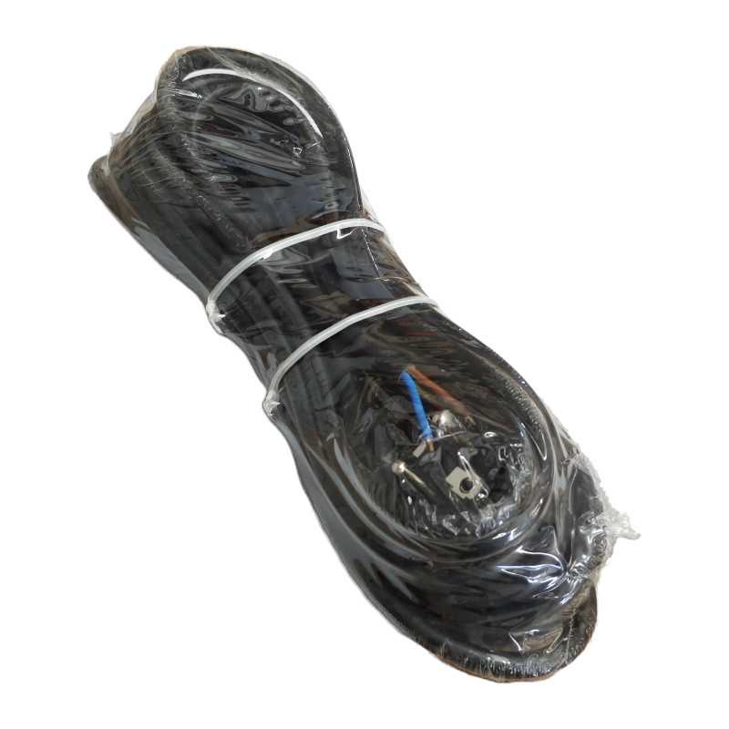 Cordon alimentare Schuko - fire libere 1.5m negru 3500W 16A 3x1.5mm2 cupru 3G1.5 CA15N11 Wconn