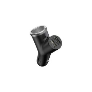 Incarcator auto Baseus CCALL-YX01 Y type Quick Charge 40W 2x USB Output 4.5V/5A +1x bricheta auto negru