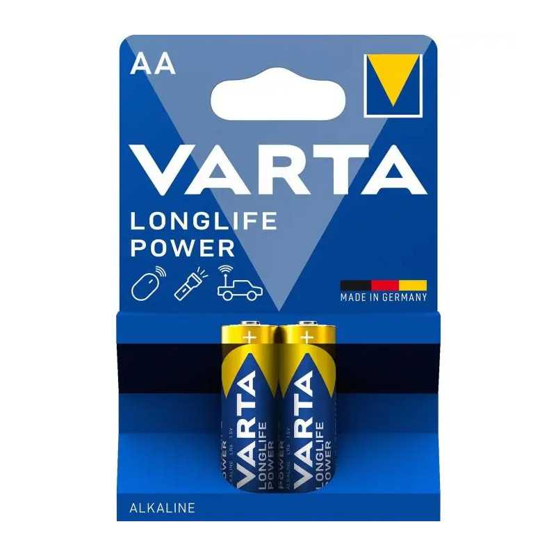 Set baterii alcaline Varta LongLifePower AA LR6 2buc 4906/2B-VARTA