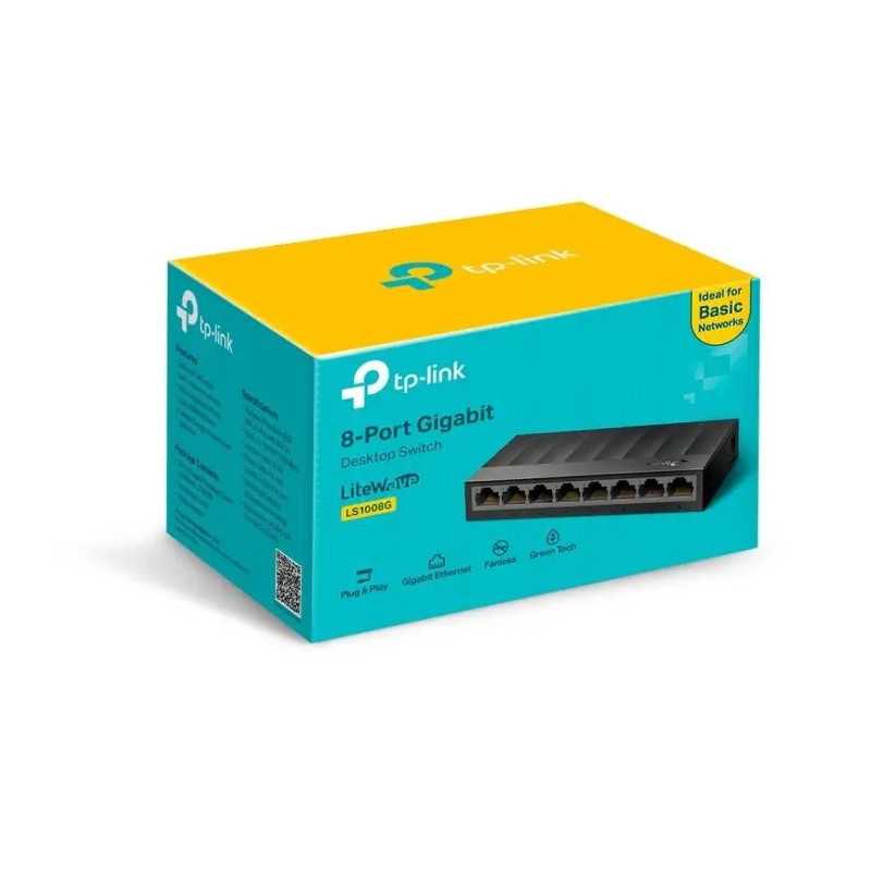 Switch Tp Link Ls1008g 8 Porturi 10 100 1000 Gigabit