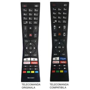 Telecomanda compatibila TV JVC RM-C3331 ER 1695-N MFY 1685 (358)