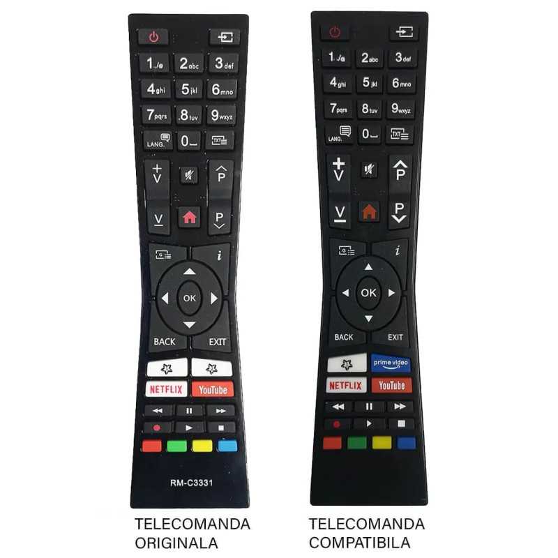 Telecomanda compatibila TV JVC RM-C3331 ER 1695-N MFY 1685 (358)