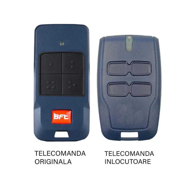 Telecomanda poarta garaj 4 Butoane cod saritor 433.92Mhz BFT Mitto Cool 4C (803-1)