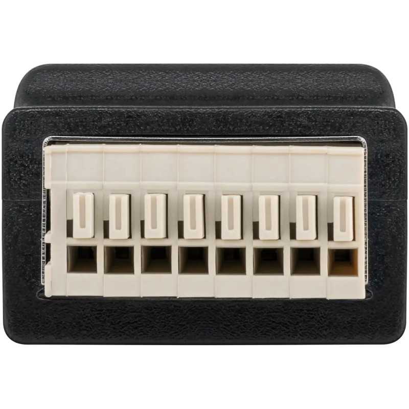 Adaptor Bloc Terminal Cu 8 Pini Clema La Rj45 Mama 8p8c Goobay 76737