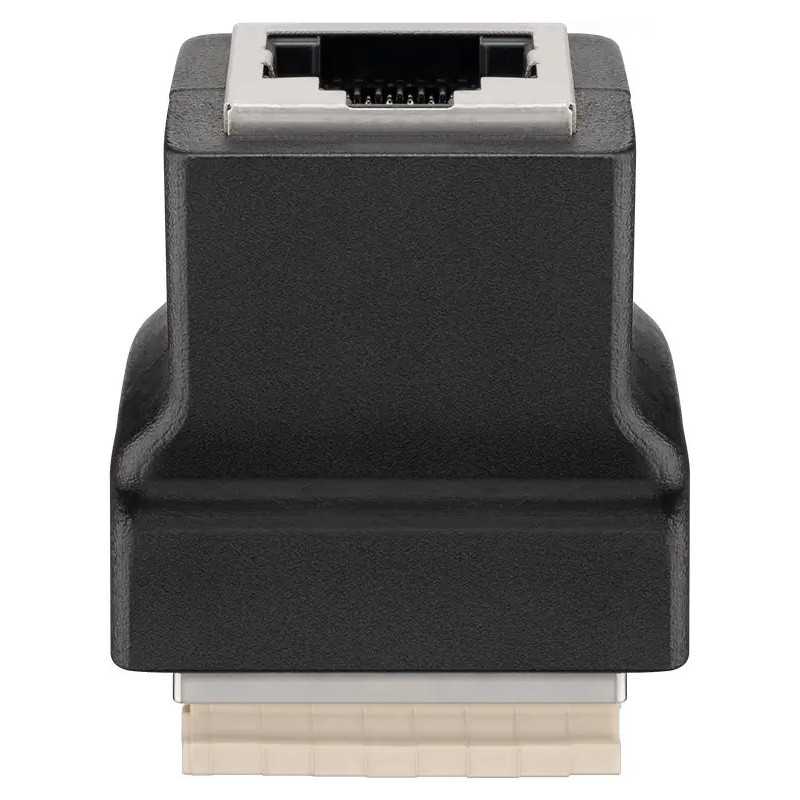 Adaptor Bloc Terminal Cu 8 Pini Clema La Rj45 Mama 8p8c Goobay 76737