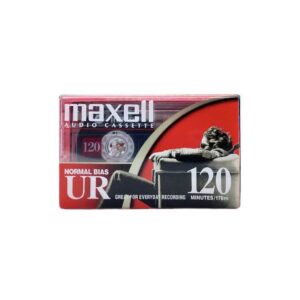 Caseta audio MAXELL UR90 90 minute NORMAL BIAS IEC TYPE I EQ 120