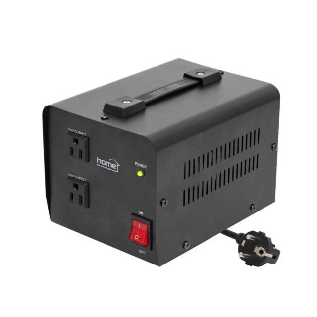 Convertor 230V in 110V 1000VA/800W cu doua intrari priza SUA Home VTF1000VA