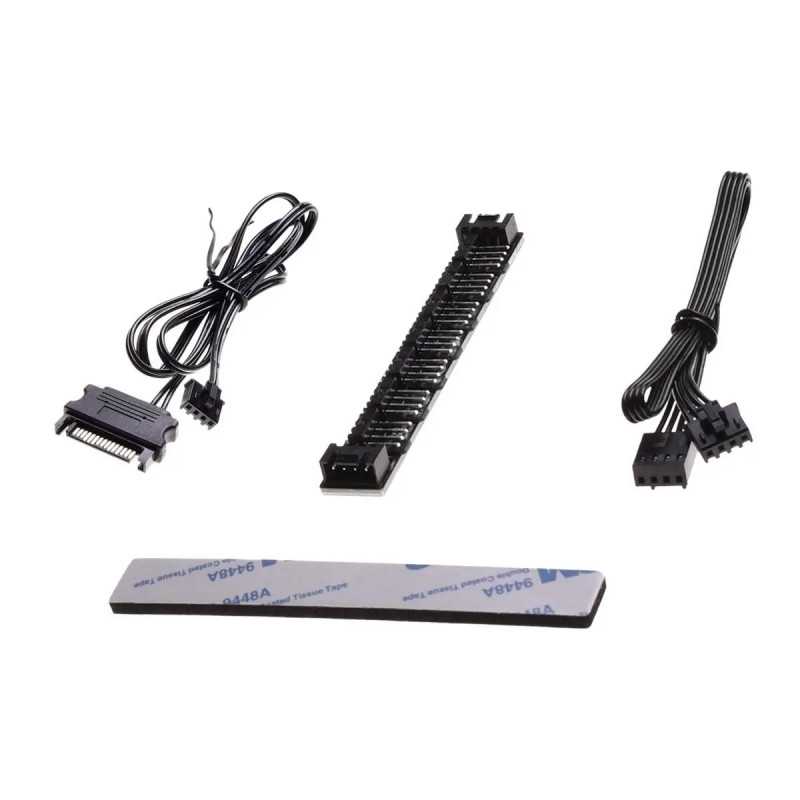 Hub Ventilatoare Id Cooling Fh 07 7 Port Uri Cu Pwm 4 Pini Alimentare Sata