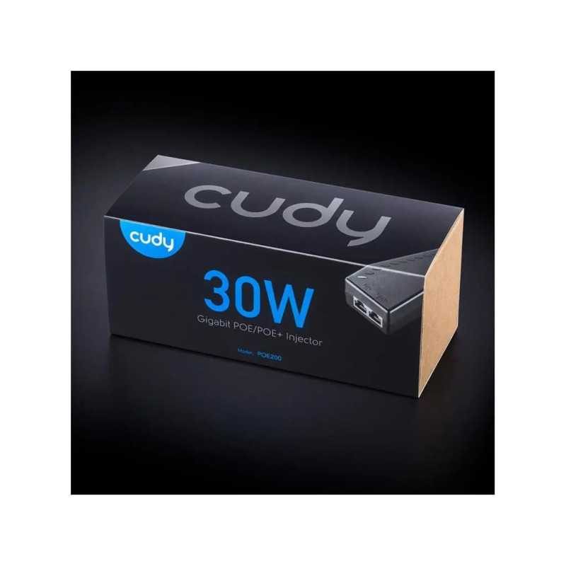Injector Power Over Ethernet Poe Cudy Poe200 Gigabit 30w Aplicatii 10 100 1000mbps