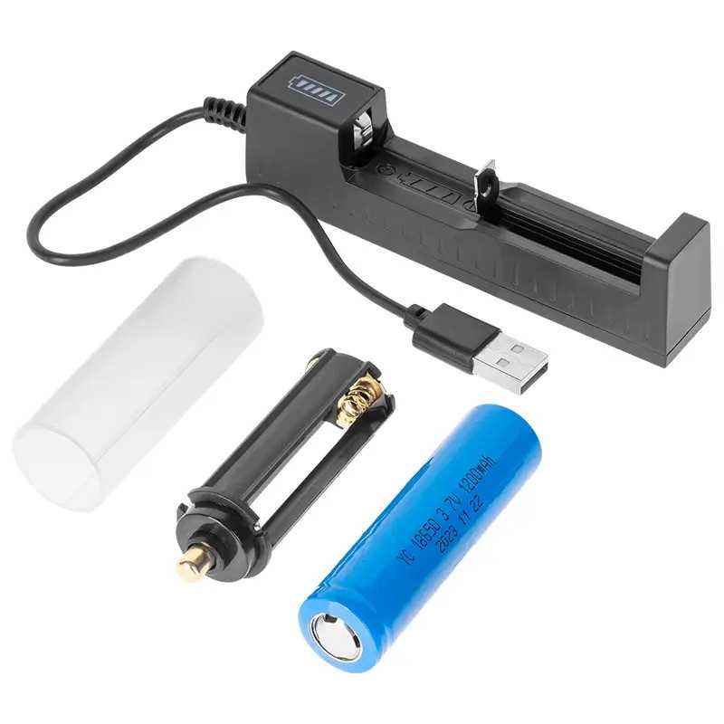 Lanterna 10w Ipx5 Acumulator 18650 Rebel Urz0947