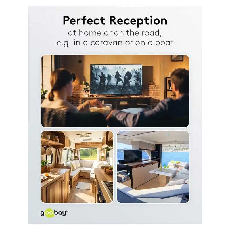 Mini Antena Magnetica Pasiva Dvb T2 Hd Fm Dab Goobay 67090