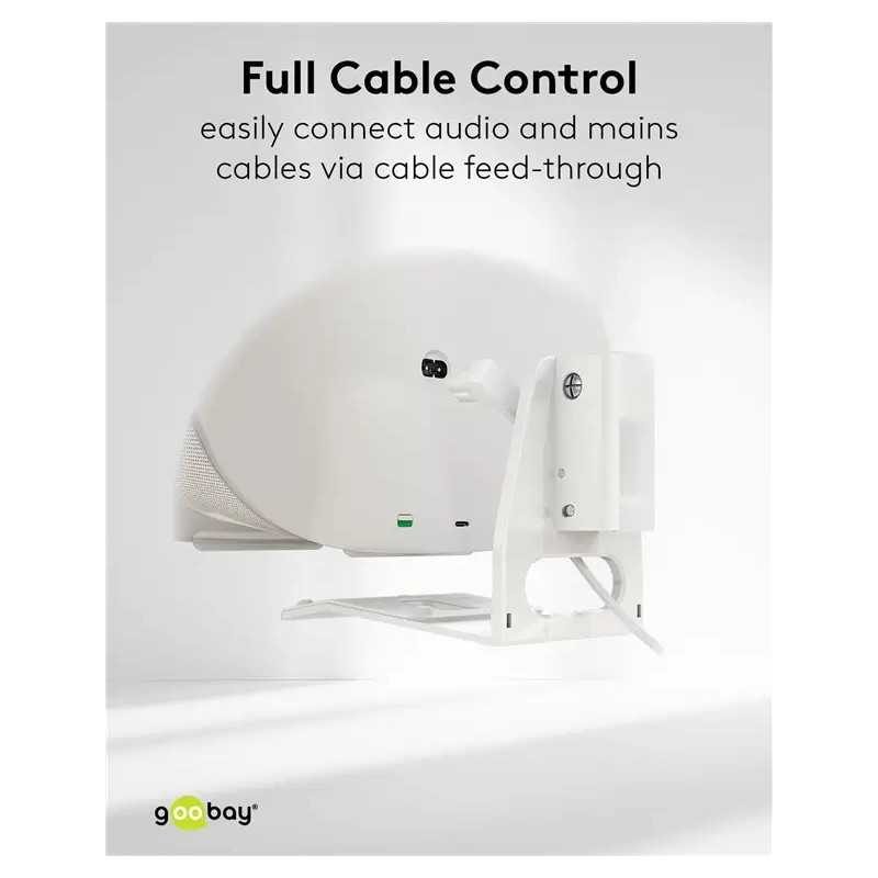 Set Suport Difuzor De Perete Modern Sonos Era 300 Flex Alb Goobay 71984