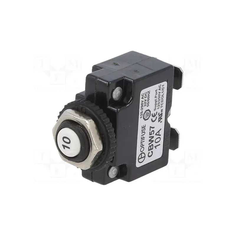 Siguranta termica 10A OPTIFUSE CBW57-PB-10A-5X Imax. 1kA 32VDC/50VDC/125V/250V