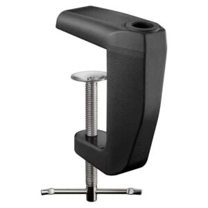 Suport prindere birou negru rezerva pentru lampa de lucru pentru cod 65575 /64986 /64988 /64990 Goobay 64987