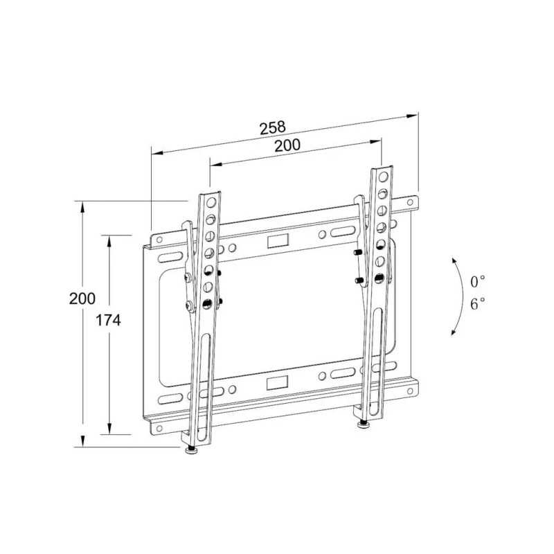 Suport Tv Lcd De Perete 13 43 Inclinabil Well Tvs Lcd Tl43 Wl