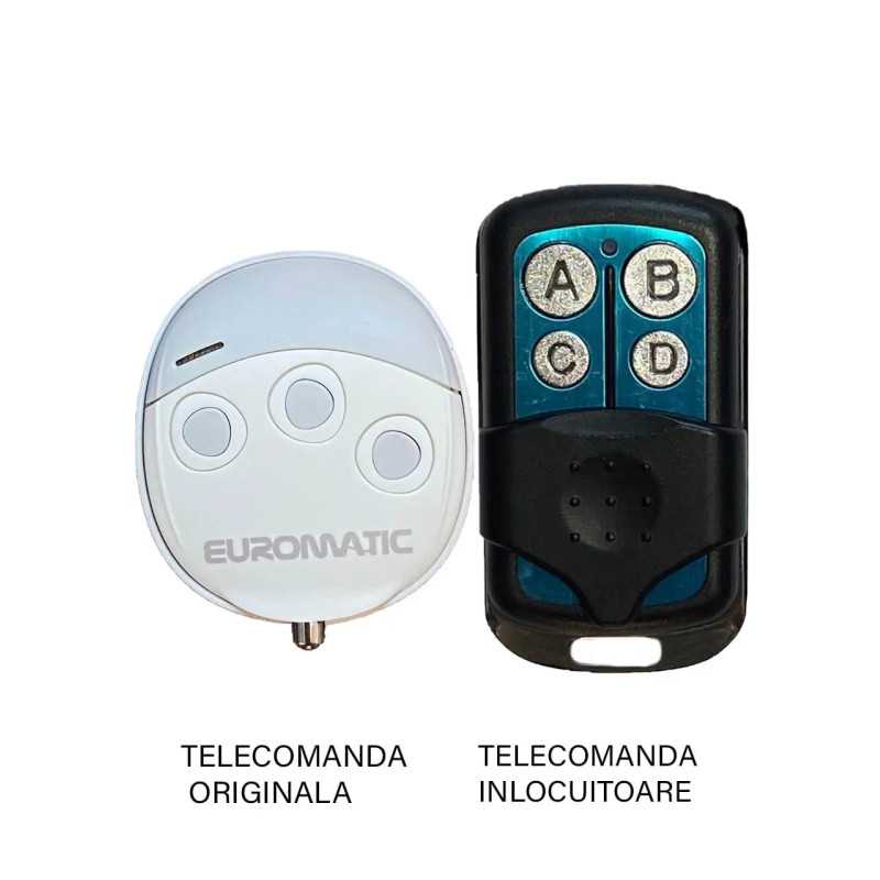Telecomanda pentru poarta garaj de 2 si 4 canale cod fix 433.92MHz Proteco PTX 3EI compatibila cu originalul (855-1)