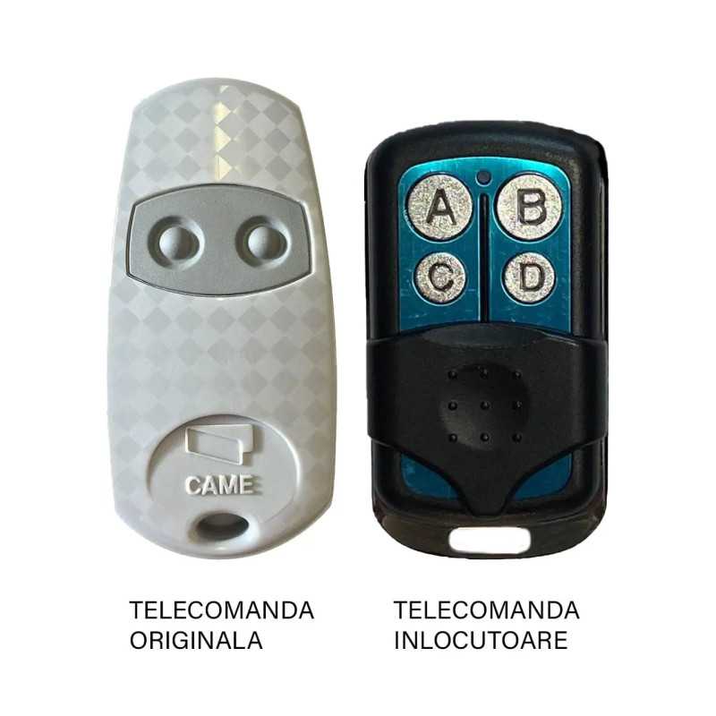 Telecomanda poarta garaj 2 butoane cod fix frecventa 433.92MHz Came Top 432EE compatibila cu originalul (804)