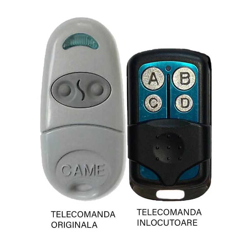 Telecomanda poarta garaj 2 butoane cod fix frecventa 433.92MHz Came Top 432NA compatibila cu originalul (806)