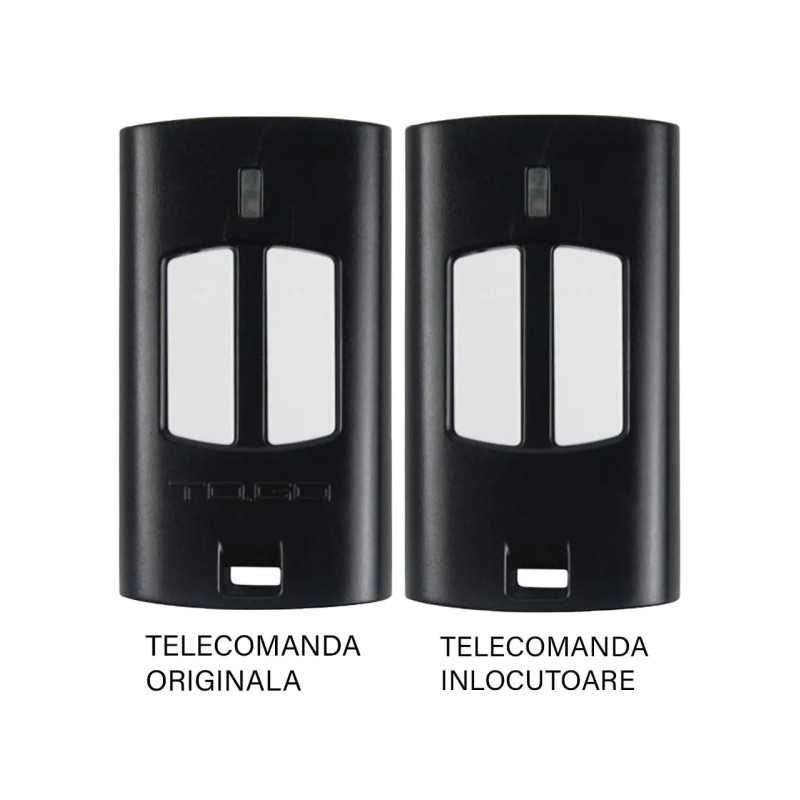 Telecomanda poarta garaj 2 butoane cod saritor frecventa 433.92MHz Beninca TO.GO2WV compatibila cu originalul (801)