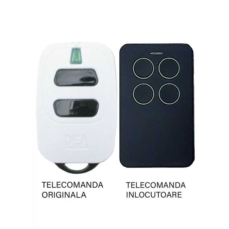 Telecomanda poarta garaj 2 butoane cod saritor frecventa 433.92MHz Dea GTi2 compatibila cu originalul (810/2)