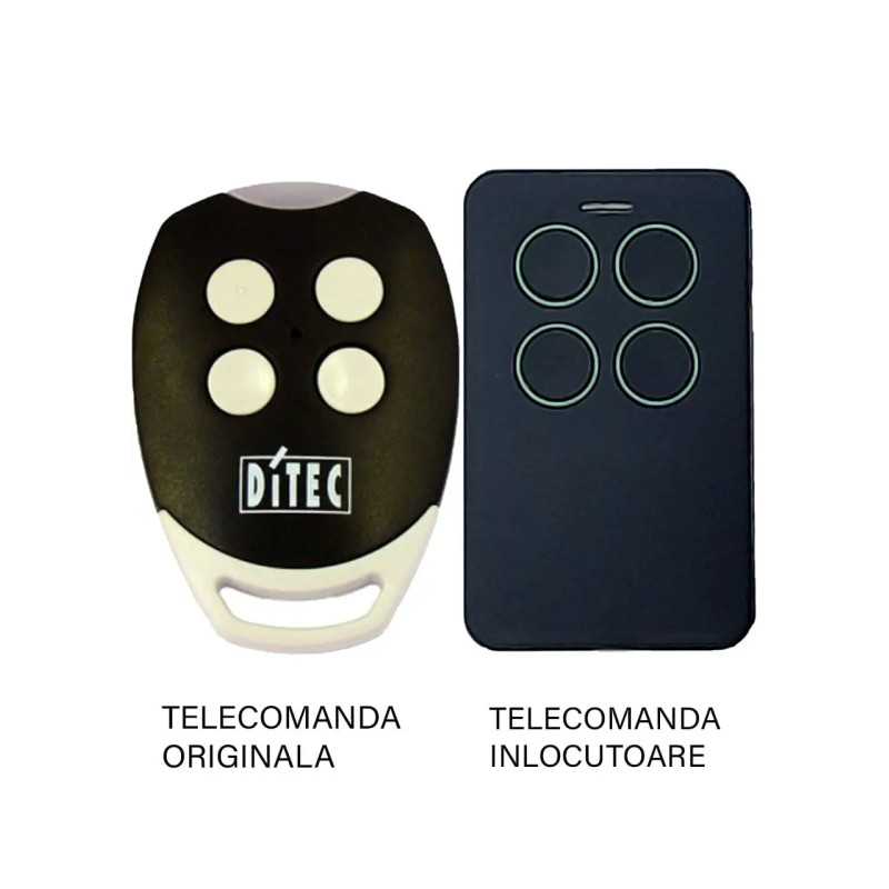 Telecomanda poarta garaj 4 butoane cod saritor frecventa 433.92MHz Ditec Gol 4C compatibila cu originalul (811)