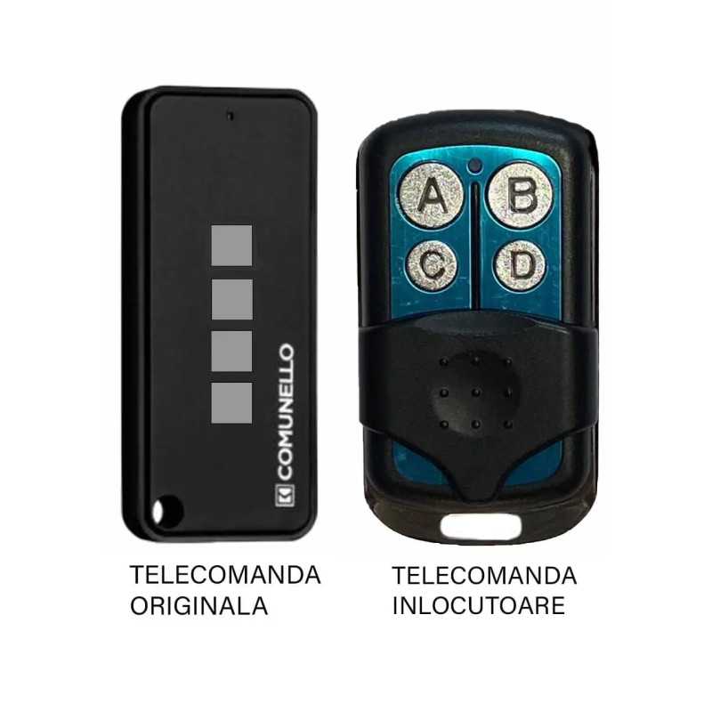 Telecomanda poarta garaj cu 4 butoane cod fix frecventa 433.92MHz Comunnelo Keep 4 compatibila cu originalul (809)