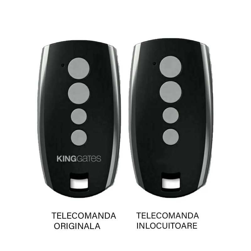 Telecomanda poarta garaj de 2 si 4 canale cod saritor 433.92MHz KingGates Stylo 4 compatibila cu originalul (826)