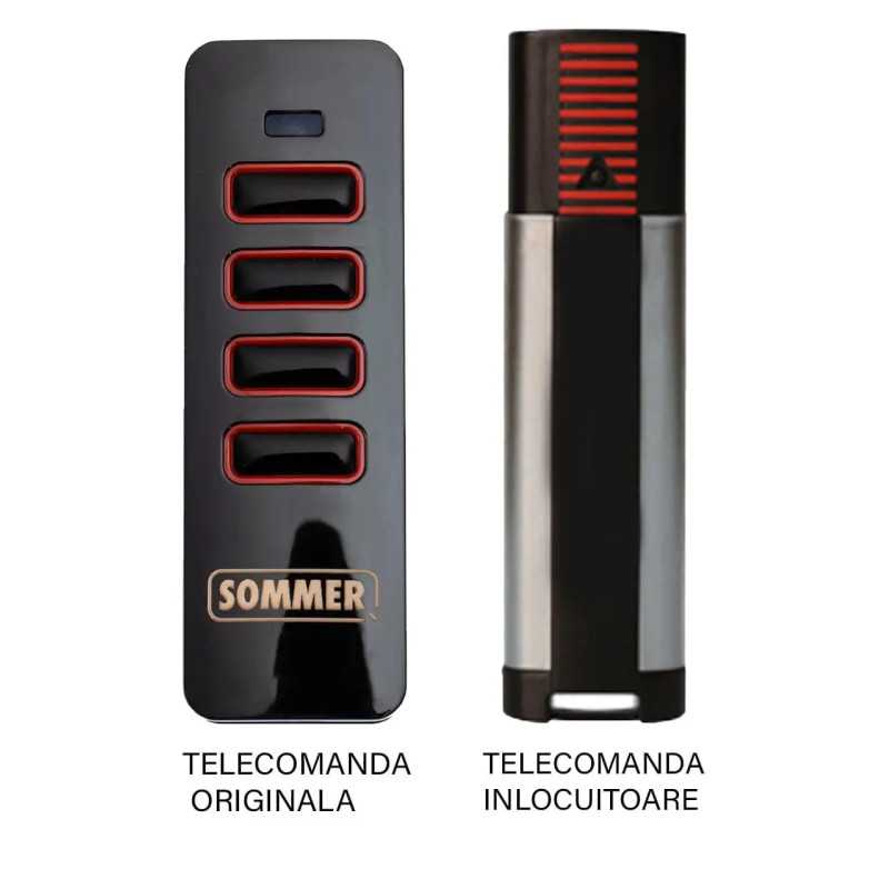 Telecomanda poarta garaj de 2 si 4 canale cod saritor 433.92MHz Sommer Pearl compatibila cu originalul (850)