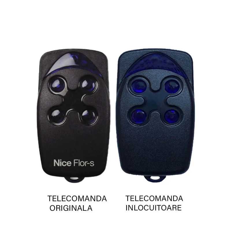 Telecomanda poarta garaj radio cu 4.5 milioane de combinatii Nice Flo 4 R-S Sistem cu cod dinamic de 433.92MHz cu autoinvatare s