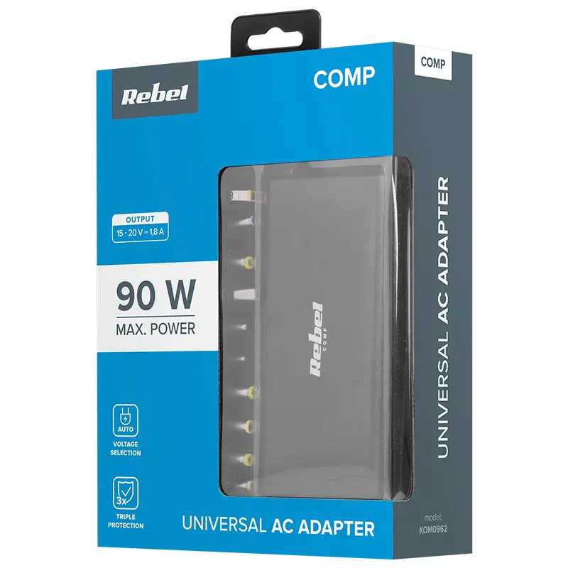 Alimentator Universal 15 20v 90w Pd Rebel Kom0962 12 Mufe Alimentare