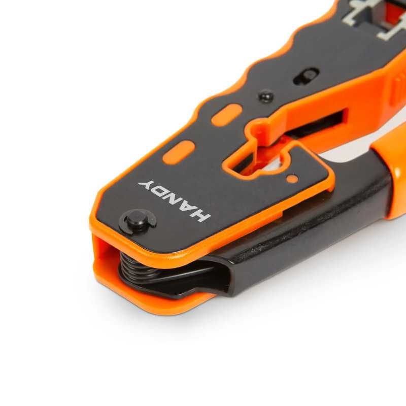 Cleste Sertizare Pentru Conexiuni Rj45 8p Cat5 6 7 8 Pass Through Decupare Taiere Handy 10181