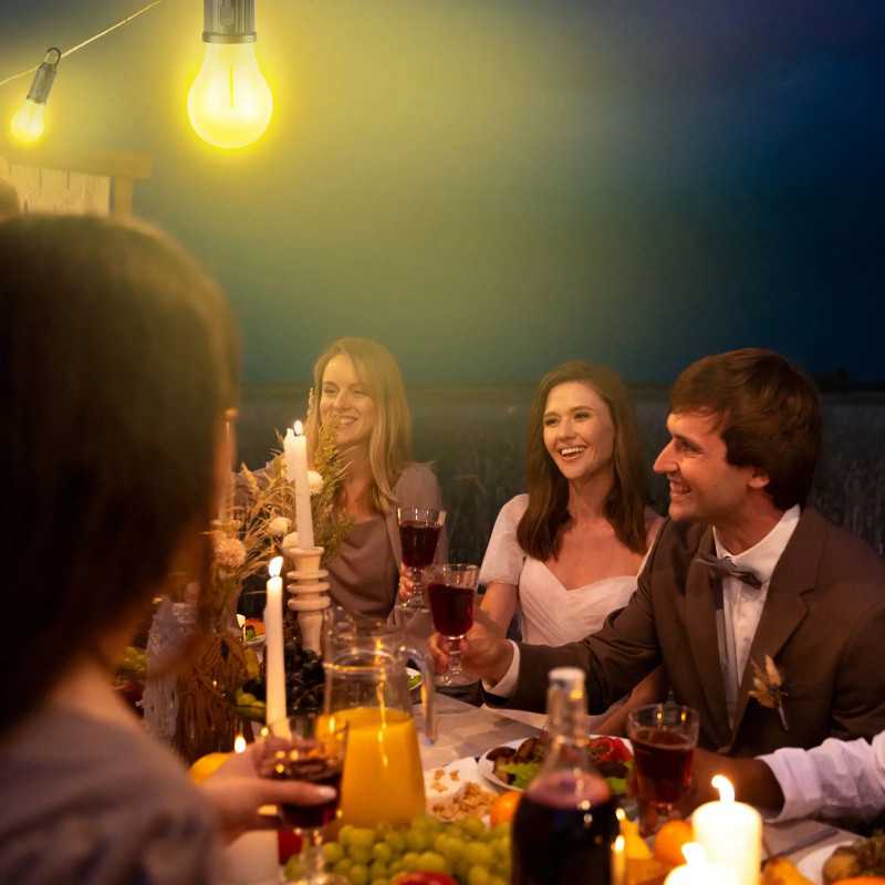 Lampa Solara Suspendata Forma Bec Led 5w 100lm Usb C 400mah Phenom 18585