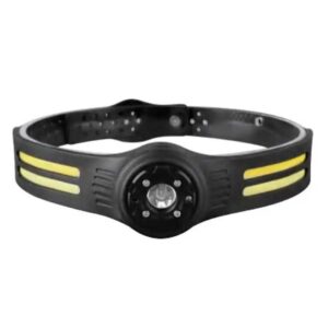 Lanterna frontala LED 3W + 5W LED COB IP43 acumulator /incarcate USB-C V-tac SKU-23340