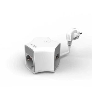 Prelungitor 3 prize 1x USB-A + 1x USB-C 20W cablu 3x1.5mmp 1.4m 3500W 16A alb Technik EXTS-3S1.4M/USBC2-THK