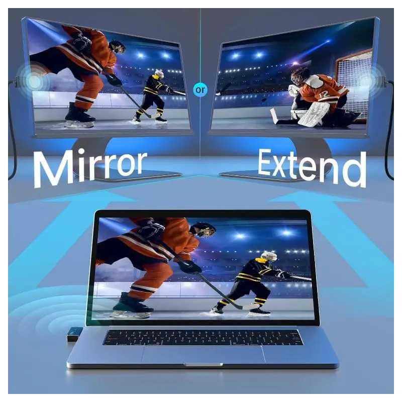 Transmitator Si Receptor Hdmi Wireless Minix C1 Plus Full Hd 1080p Usb C Max 50m Negru Rec Hdmi C1p Mnx