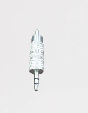 Adaptor Jack 3.5 mm STEREO tata - RCA tata metal