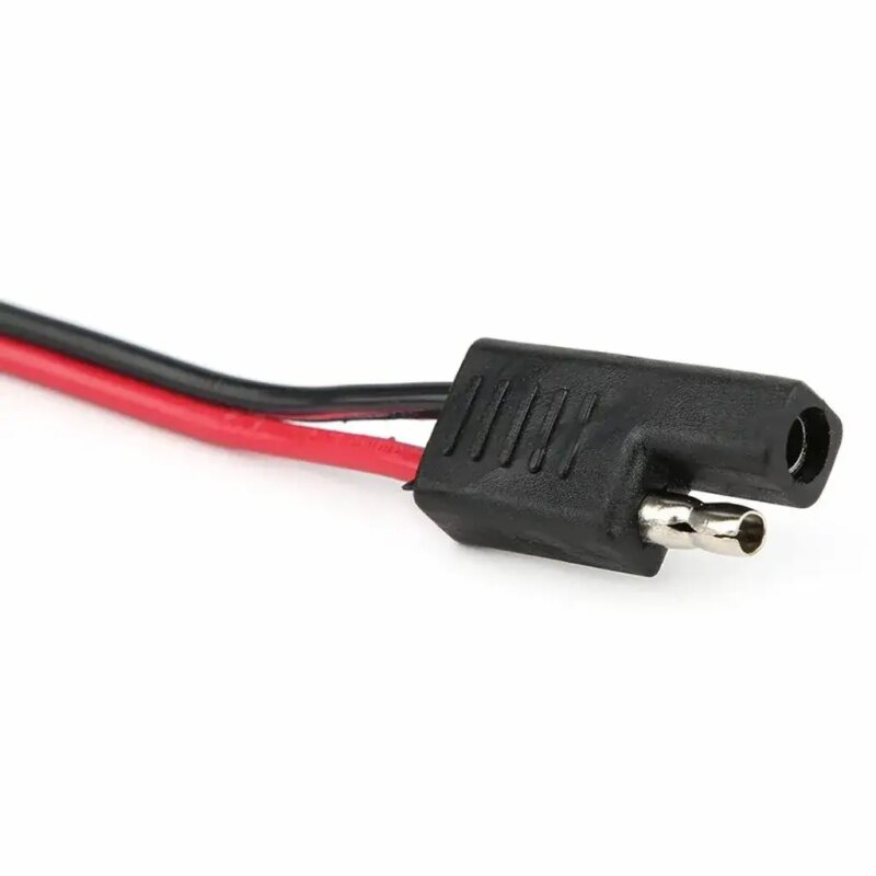 Cablu cu conector TAKSI PAS 8MM 18AWG (- dezizolat) rosu