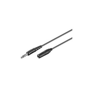 Cablu prelungitor Jack 6.35 mm 5m stereo Goobay