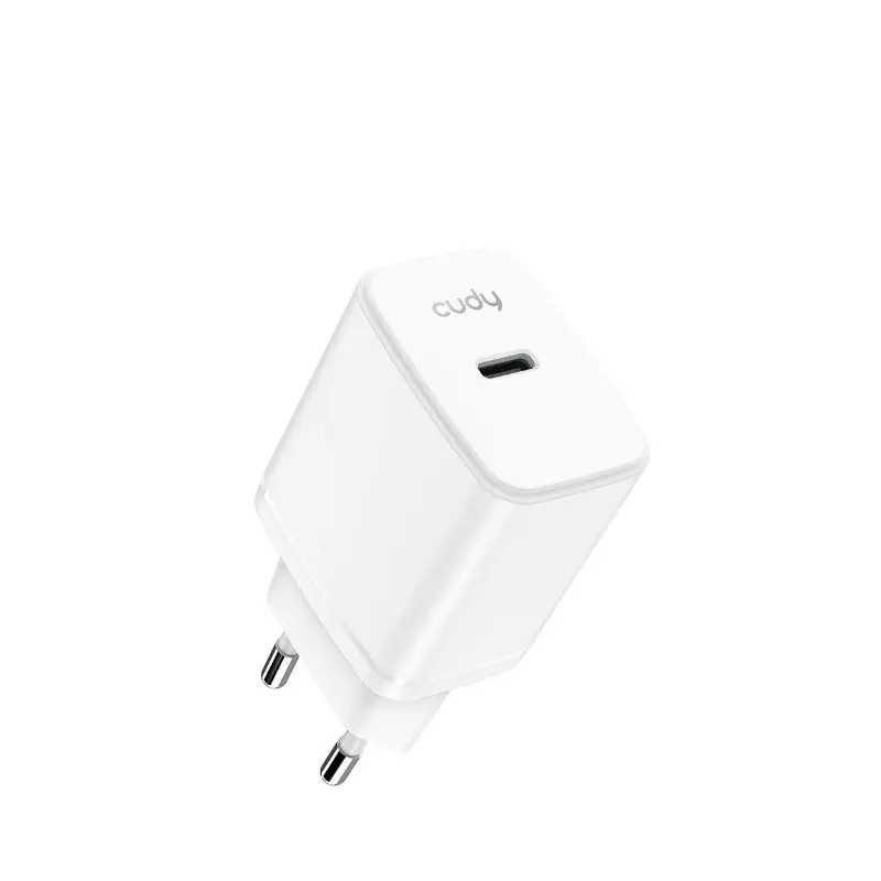 Incarcator retea Cudy CH25_EU V1.0 1x USB-C PD 25W GaN alb