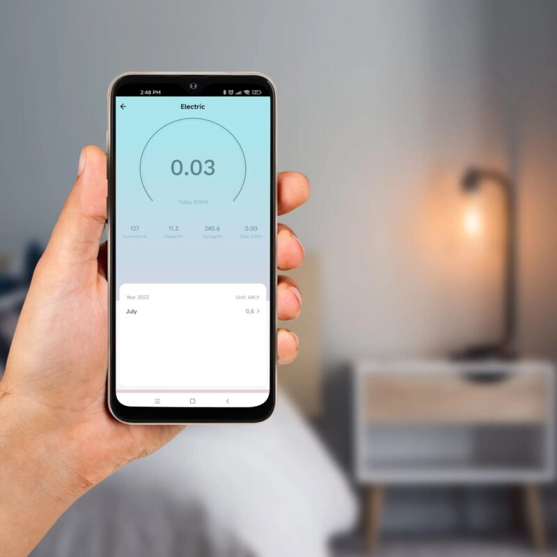 Priza Krugermatz Km2202 B Smart Wi Fi Connect P4 Tuya 3680w 16a Monitorizeaza Consum Energie