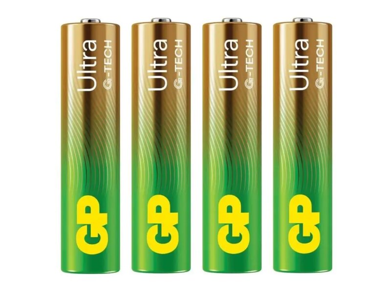 Set 4 Baterii Ultra Alkaline Gp R3 Aaa Gp24au Pgb4