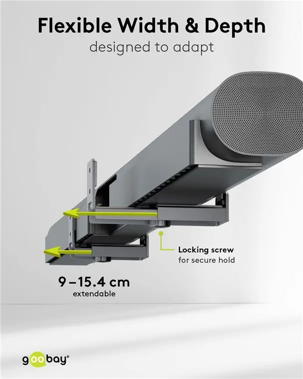 Suport De Perete Universal Pentru Soundbar 70827 Goobay